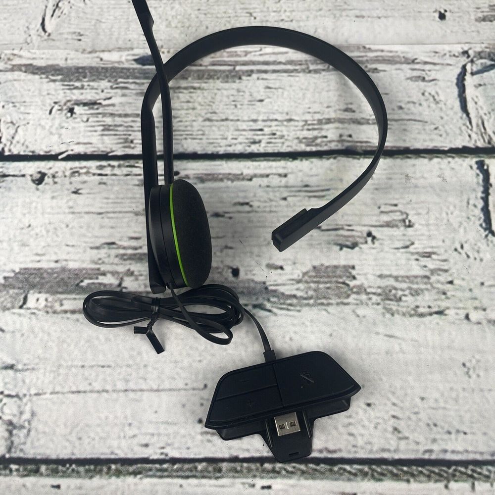 Microsoft Wired‎ Mono Headset Black Headband Chat for Xbox 1564